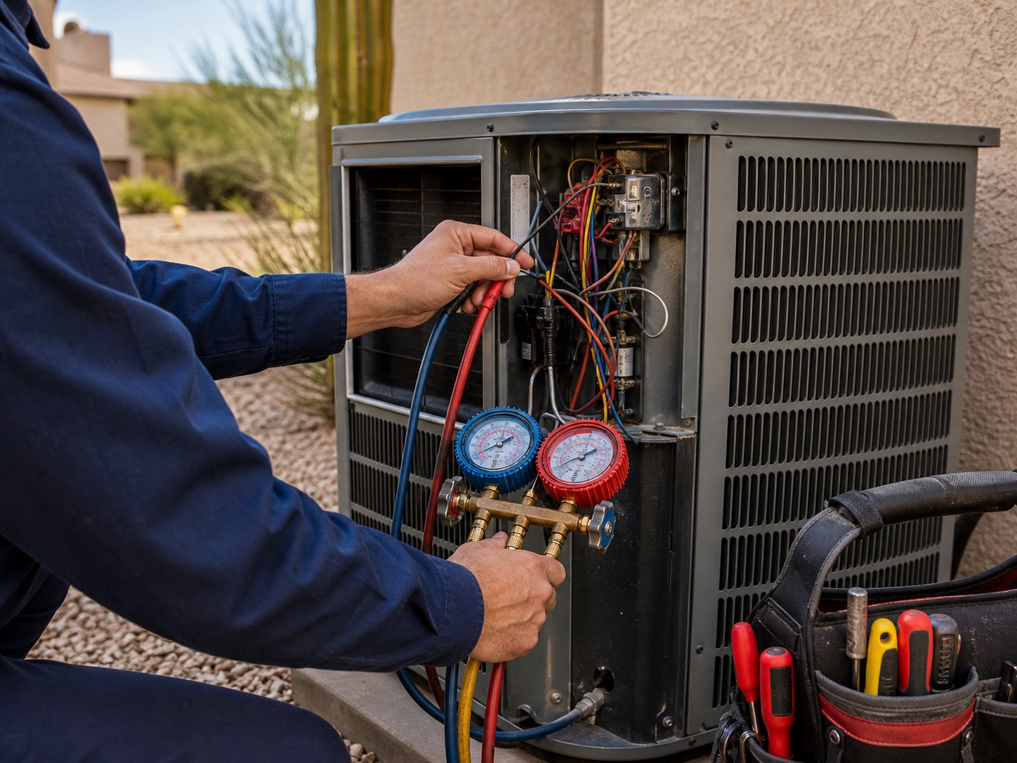 Residential air conditioning equipment and diagnostic tools